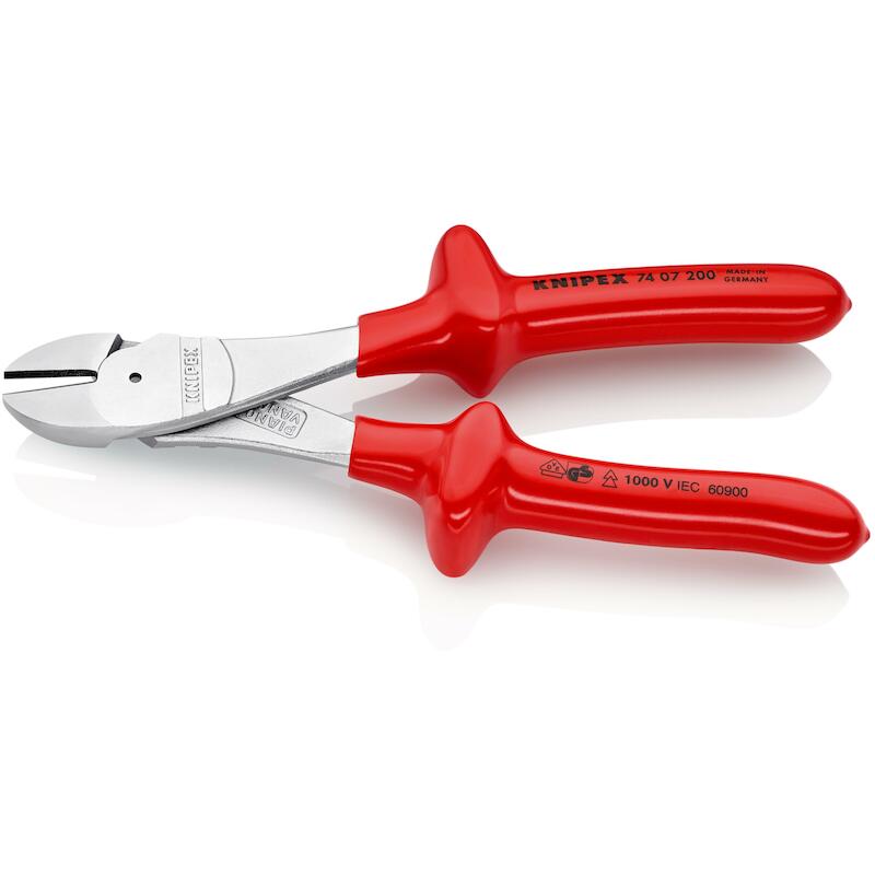 KRACHT-ZIJKNIPTANG VDE      74 07 - 200MM   KNIPEX