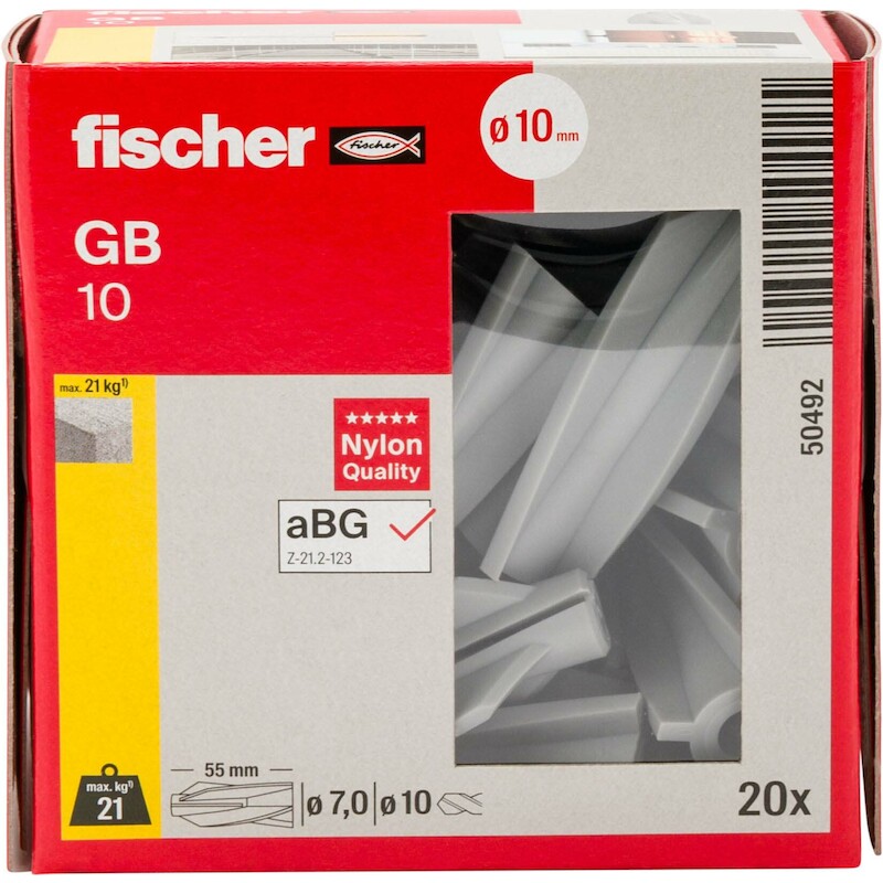 FISCHER GB 10 GASBETONPLUG GB