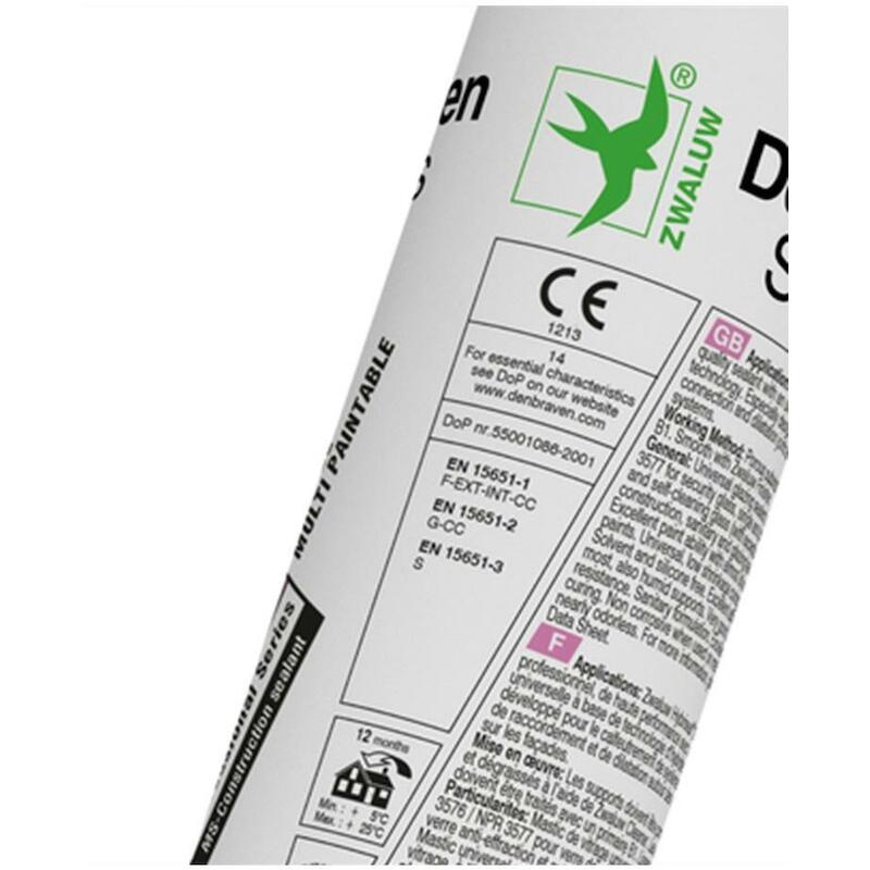 MASTIC VITRAGE BLANC  290ML HYBRISEAL 2PS   ZWALUW