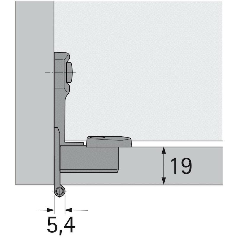 OPDEKSCHARN.SP2000 SLUITING 45064          HETTICH