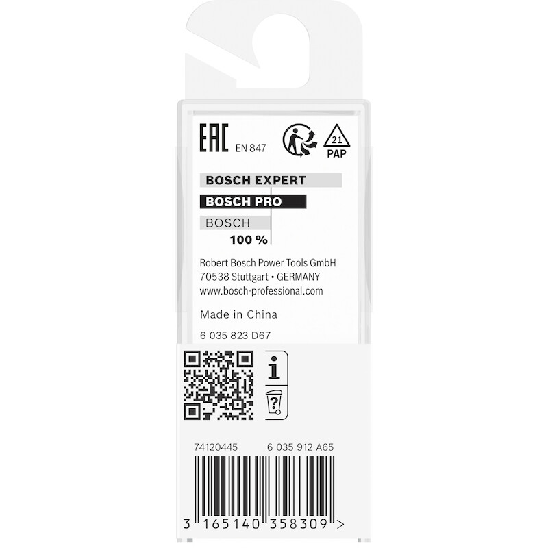 HALFR.PROF.FREES 16X12,4    2608628369 S8/R8 BOSCH