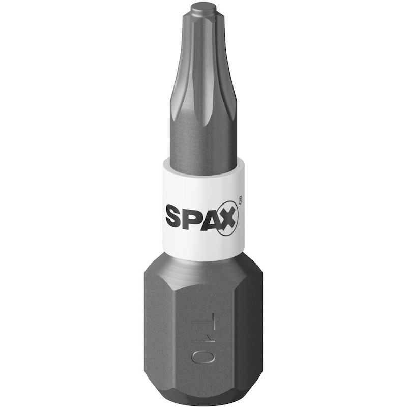 BIT T10 X 25MM 1/4"         T-STAR PLUS (5PC) SPAX