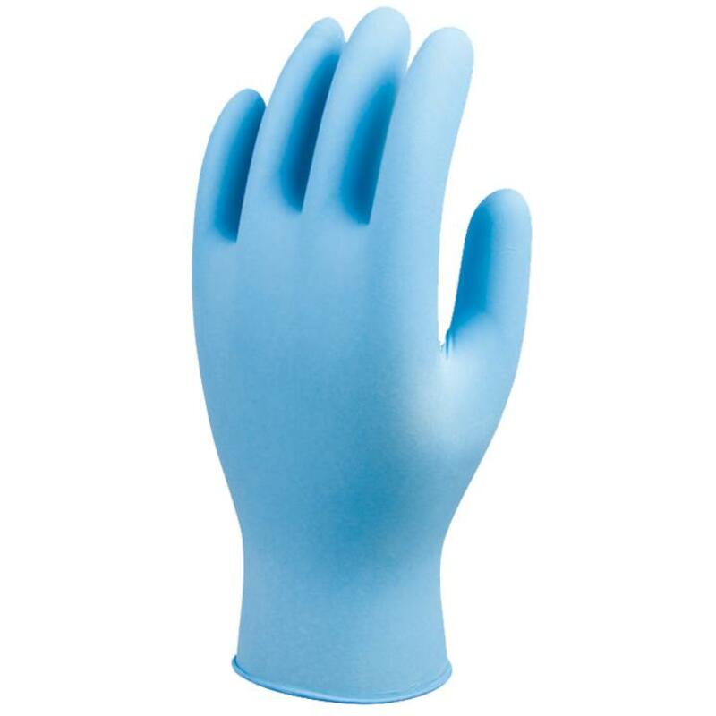 HANDSCH.NITRIL POEDERVRIJ   7500PF(100ST)  L SHOWA
