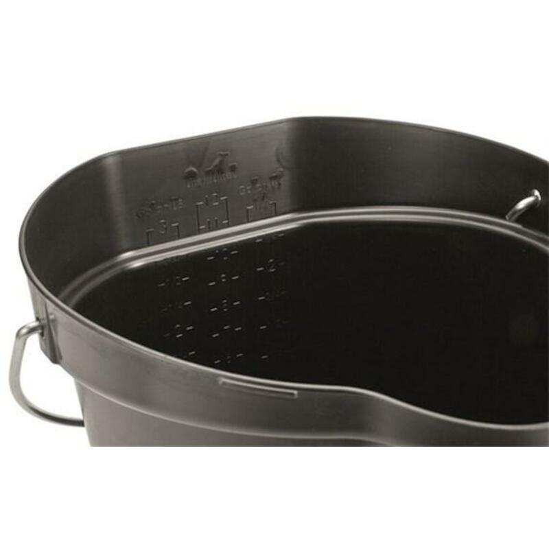 SEAU PP/INOX NOIR           5686/9 - 12L     VIKAN