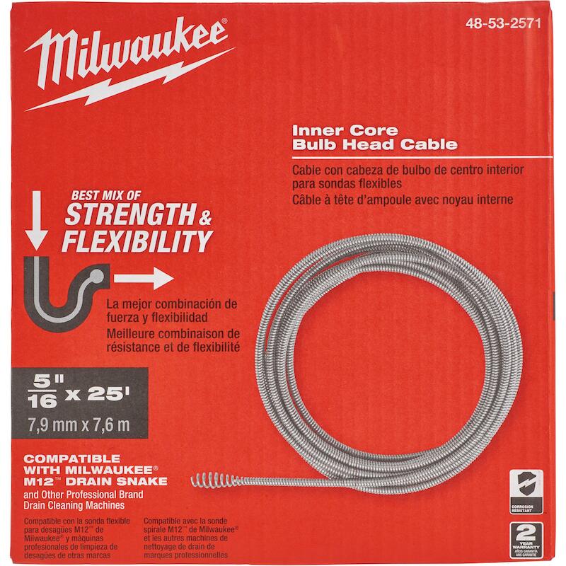 ONTSTOPPINGSVEER 8MM/7,6M   48532571     MILWAUKEE