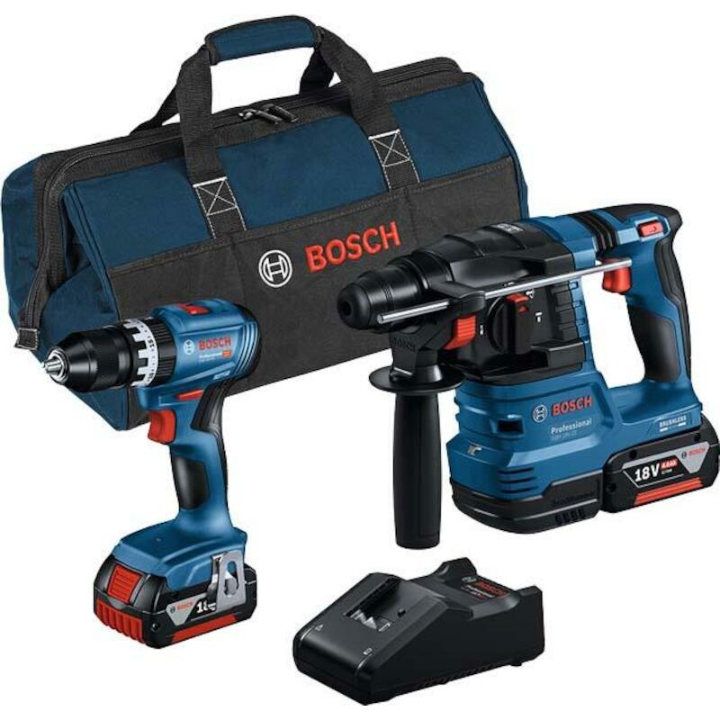 ACCU-MACHINESET 18V/2X4AH   0615A50039       BOSCH