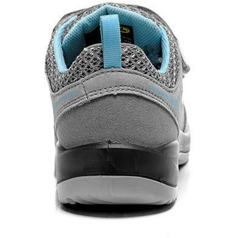 SANDAAL DAME ESD S1 GRIJS   MILA (AQUA)   37 ELTEN