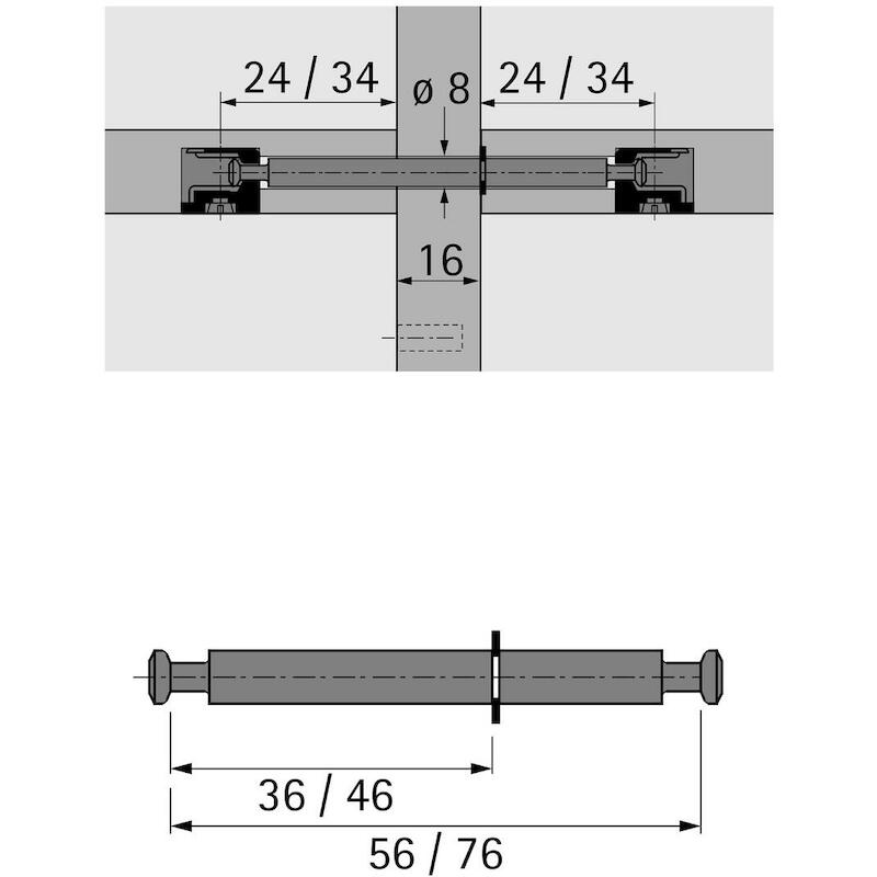 DUBBELE DREVEL DU 883/DU 868            HETT-79602