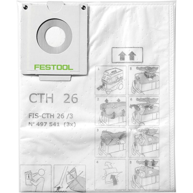VEILIGHEID FILTERSTOFZAK FIS-CTH 26/3 - 497541 - FESTOOL