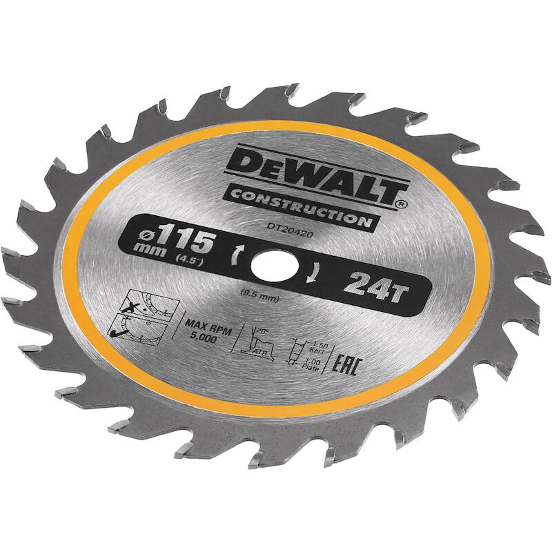 LAME SCIE CIRC.115MM        DT20420-QZ 24D  DEWALT