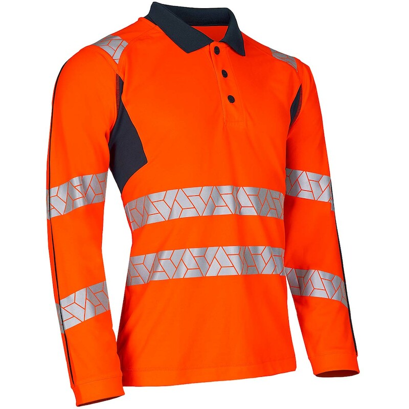 POLO L.MOUW HV OBVIAS       307W OR/BL    4XL SYNQ