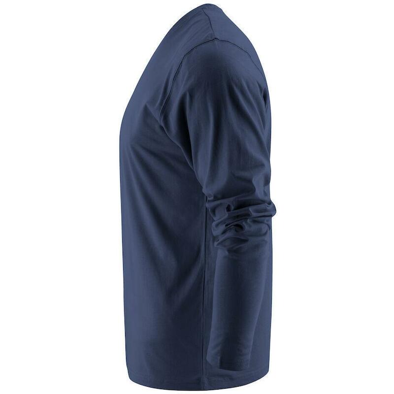 T-SHIRT MANCHE L.COTTON PES HEAVIER PRO BLEU   XL
