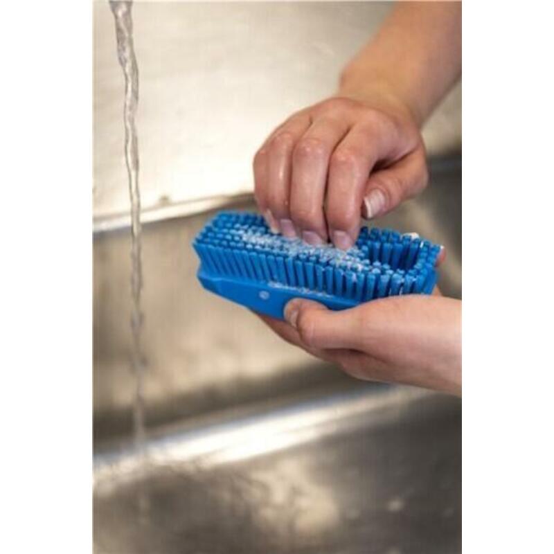 BROSSE À ONGLES DUR BLEU    6440/3  130X50MM VIKAN