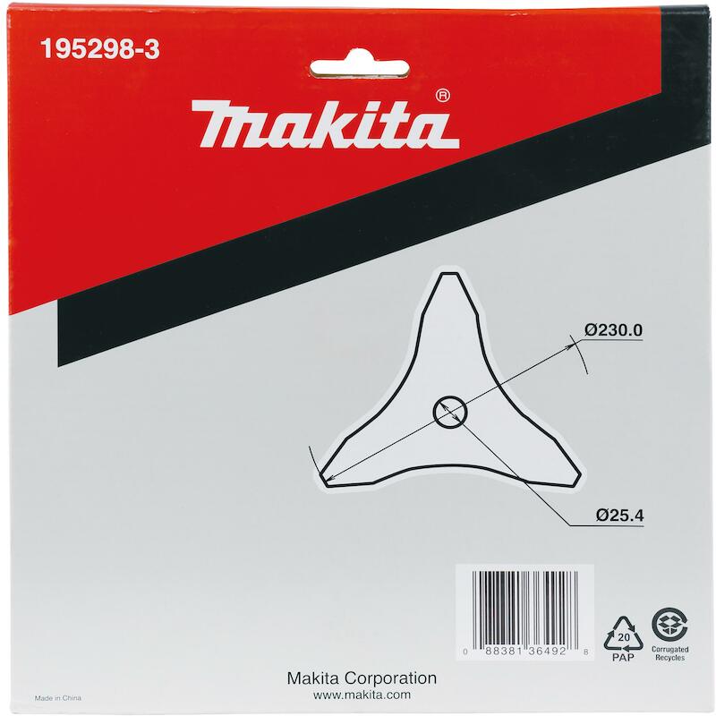 BOSMAAIERBLAD, 230 X 25,4 MM, 3 T - 195298-3 - MAKITA