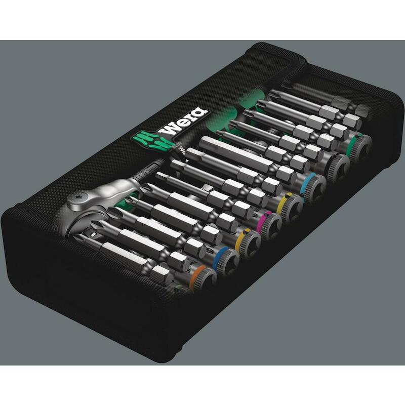 RATELSET+BITS+DOPPEN   1/4" 8100 SA 6 METR.(28ST)
