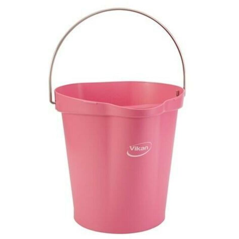 SEAU PP/INOX ROSE           5686/1 - 12L     VIKAN