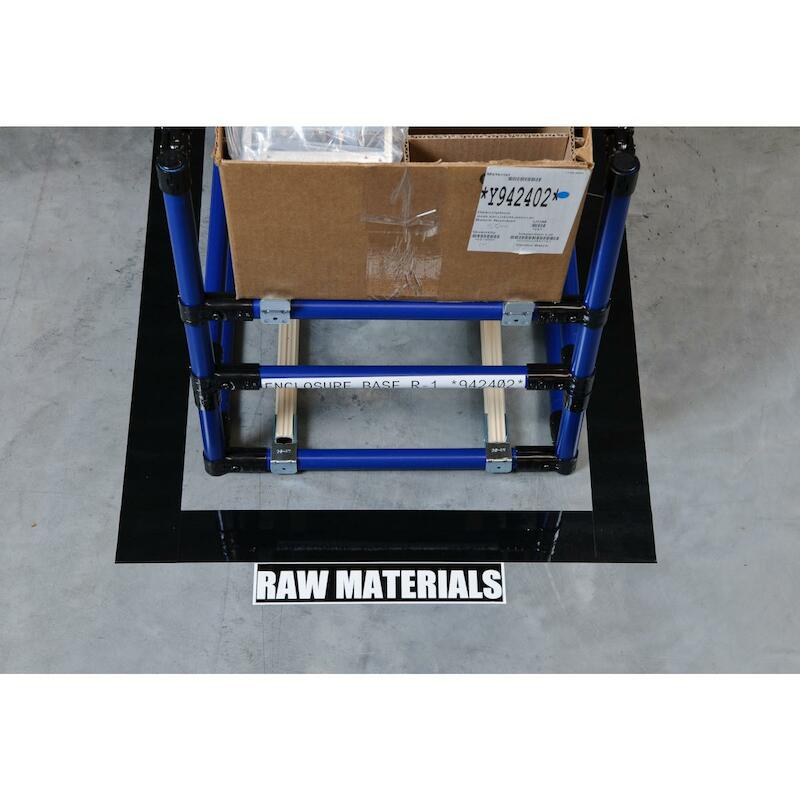 VLOERMARKERINGSTAPE - BRADY 104340 - ZWART 76,2 MMX30 M