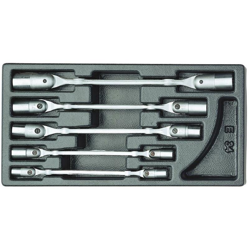 KNIEGEWRICHTSL.SET IN MODUL 1500 ES-34 (5ST)GEDORE