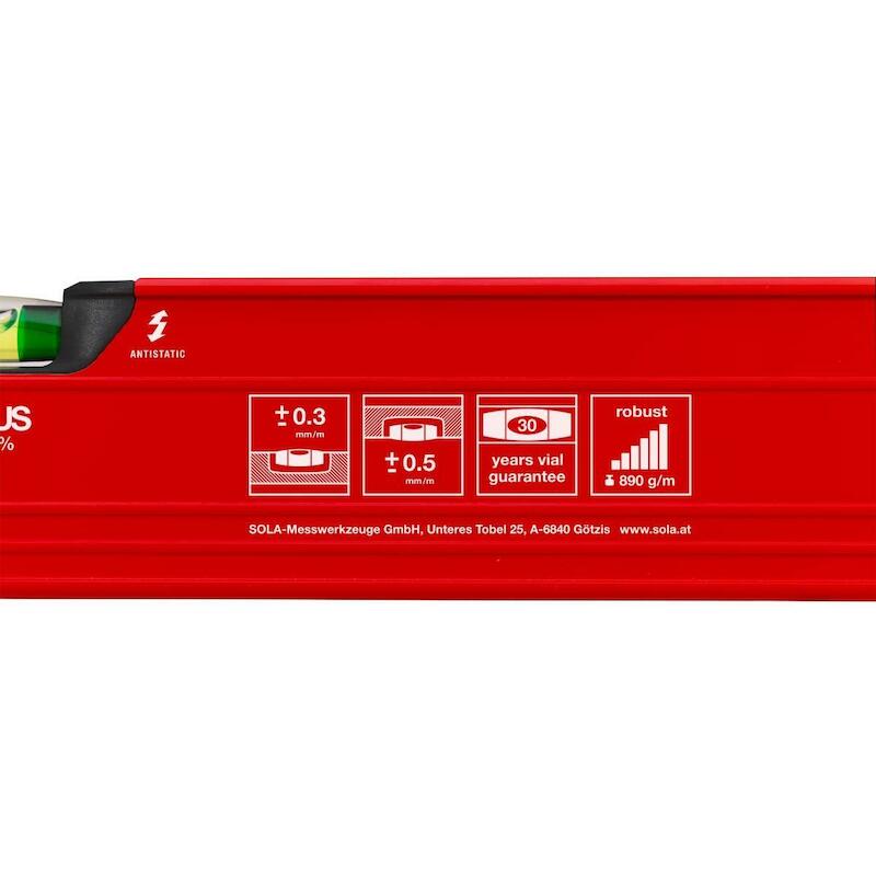 WATERPAS 600MM              RED 3             SOLA