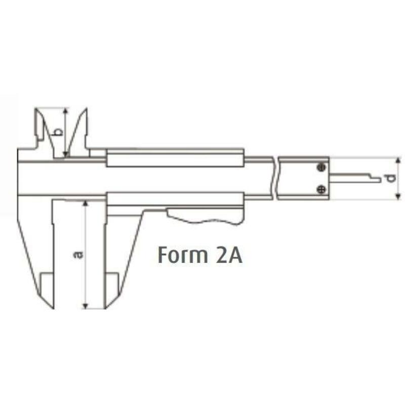 SCHUIFMAAT INOX VERCHR.1/20 CSP  - 200MM       MIB