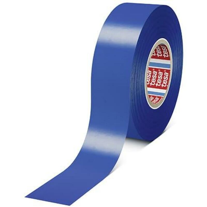 KLEEFBAND - TESA 04169 TESAFLEX ZACHT PVC - BLAUW50 MM X 33 M