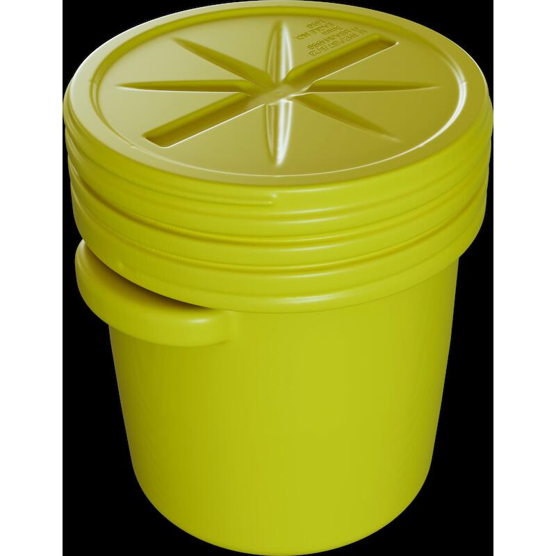 FÛT + COUVERCLE HDPE 75,7L  EDR16500YL JAUNE EAGLE