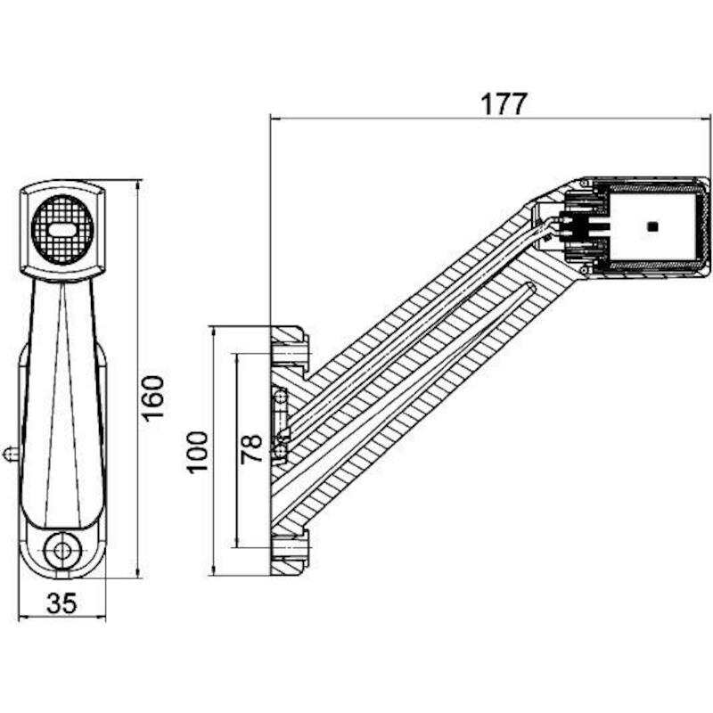 2XS.011.744.081 OMTREKL. LED RE. 24V