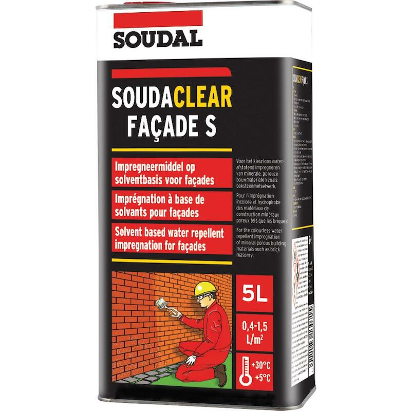 IMPREGNATION FAÇADES TRANSP.SOUDACLEAR FAÇADE S 5L