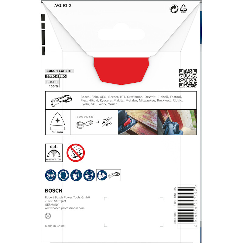 DELTASCHUURZOOL 93MM        2608669125       BOSCH
