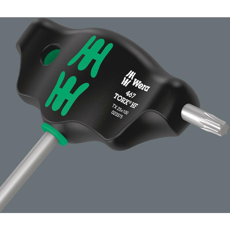 Wera - Schroevendraaierset T-greep - 454/10 hf Set Imperial 1 - Hex-Plus - Met vasthoudfunctie - Inch - 10-DELIG - 03226513