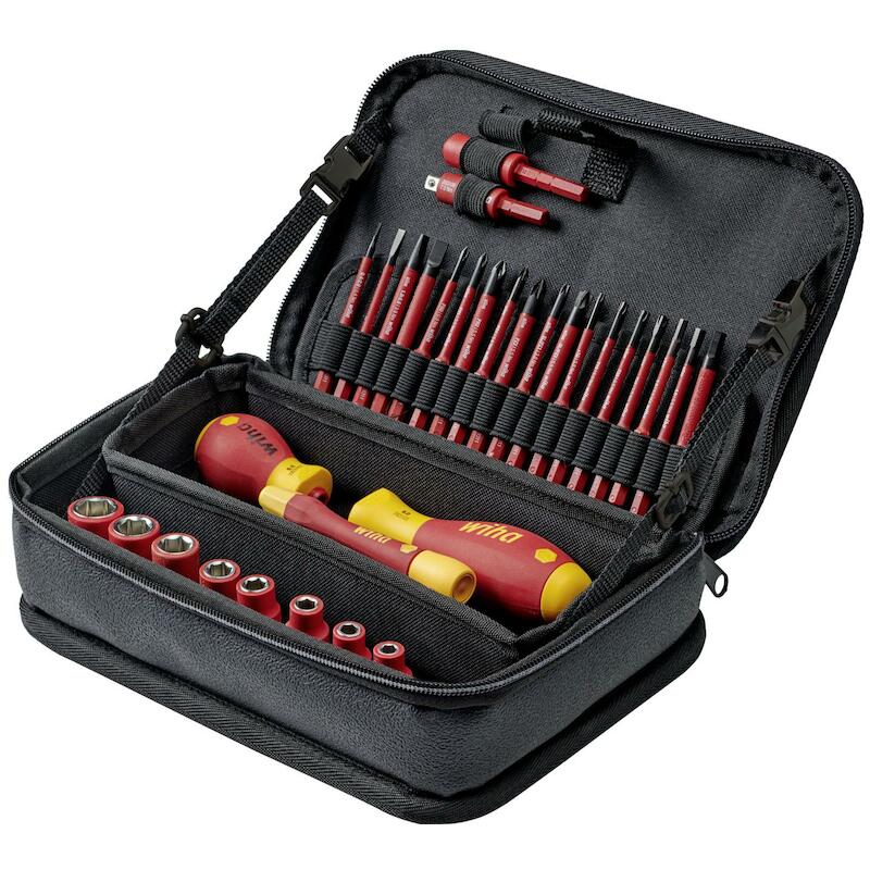 GEREEDSCHAPSET SLIMVARIO ELECTRIC ASSORTI 32-DELIGINCL. FUNCTIONELE TAS - 7209NK2002 - WIHA