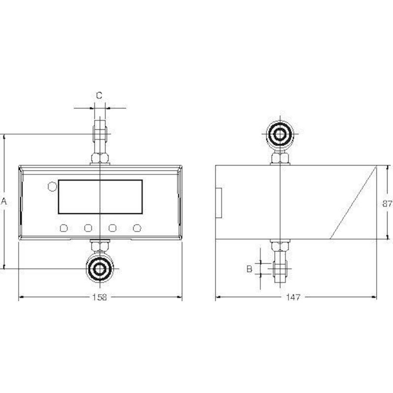 DYNAMOMETER 1000KG 0,5KG    DSD05T-1,0T(KOFFER)REM