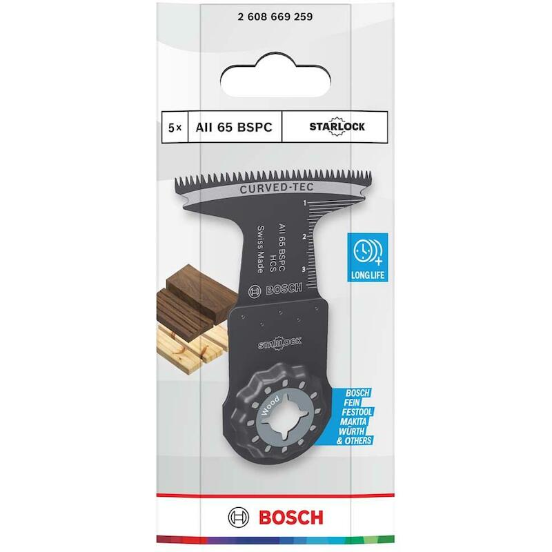 INVALZAAGBLAD 65X40MM       2608669259  (5ST)BOSCH