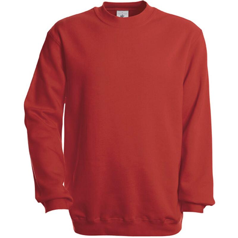 SWEATER COTTON/PES          SET IN ROUGE   3XL B&C