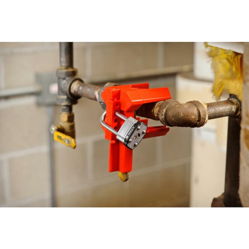 VERGRENDELING - BRADY 800110 - ROOD (1 EA)