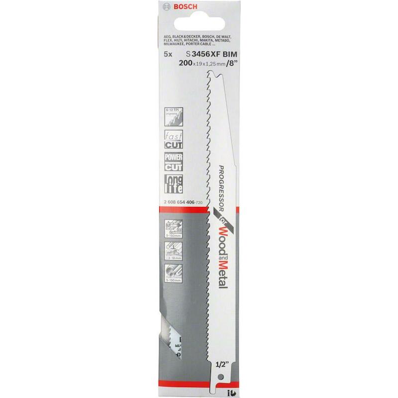 RECIPROZAAGBL.S3456XF HO/ME.2608654406(5ST)  BOSCH