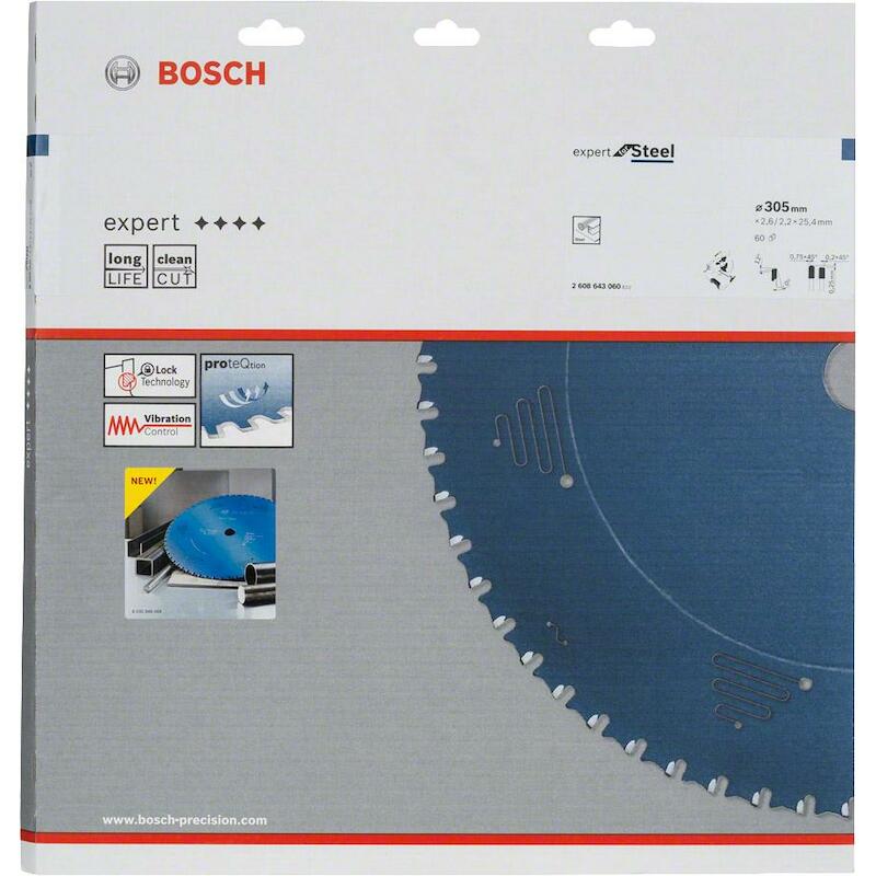 LAME SCIE CI.305X2,6X25,4 M.2608643060 60D   BOSCH