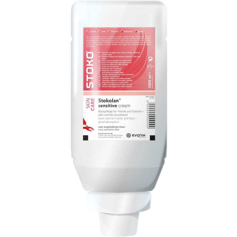 SOIN CUTANÉ 1000ML/SOFTBOX  STOKOLAN SENSITIVE DEB