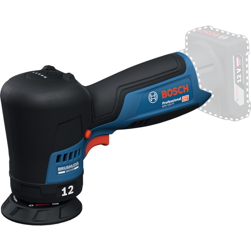ACCUPOLIJSTMACHINE 12V/BODY GPX 12V-77       BOSCH