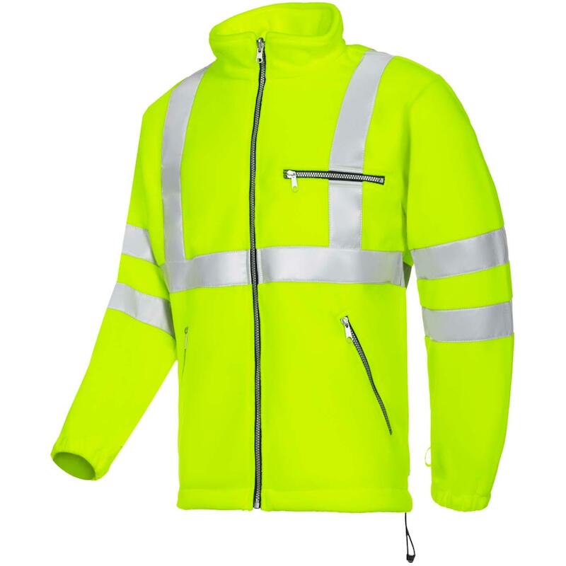 Sioen - High-visibility fleece jacket - Reims 131Z - hi-vis yellow - XL - 285 g/m² - 91153885