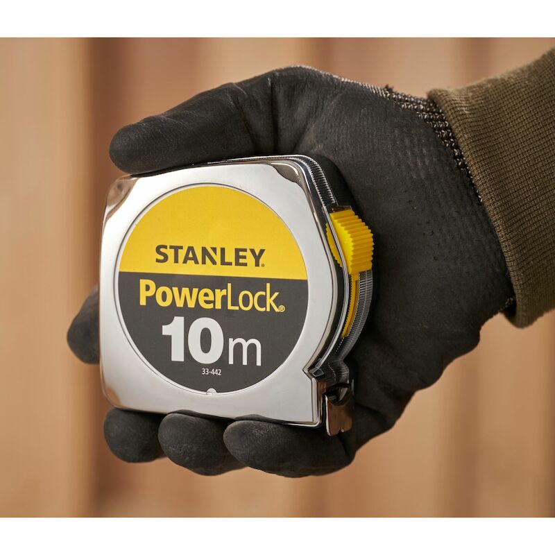 ROLMETER POWERLOCK ABS 25MM 0-33-442  10M  STANLEY
