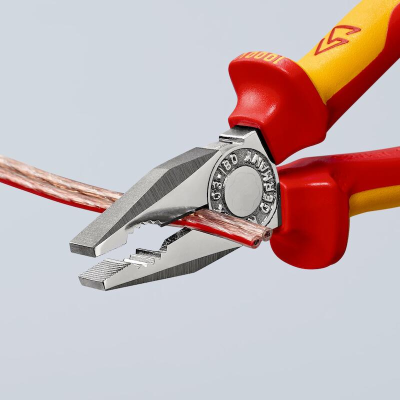 COMBINATIETANG VDE          03 06 - 180MM   KNIPEX