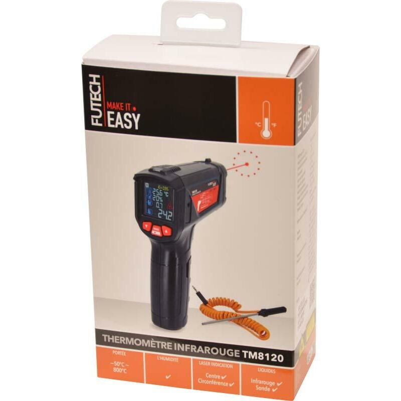 THERMOMETER INFRAROOD       TM8120 2XAAA    FUTECH