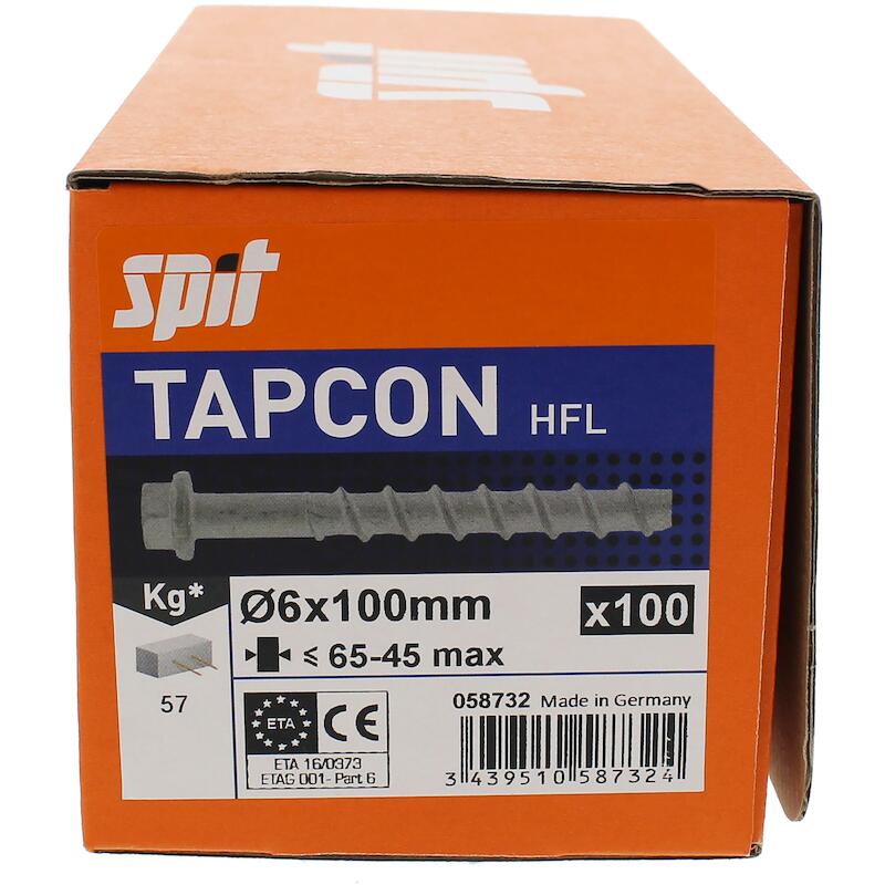 BETONSCHROEF 5X60/25     ZN TAPCON HFL 058728 SPIT