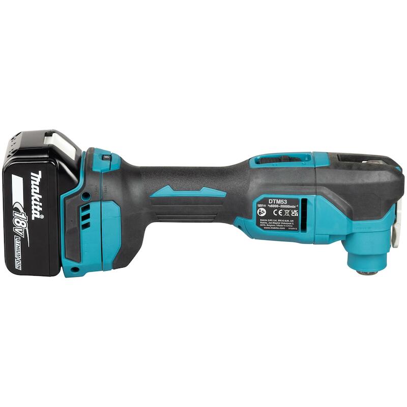 Makita - Accu-multitool - DTM53JT1 - 18 V - 1x 5,0 Ah - OIS/Starlock - Makpac III - 08152707