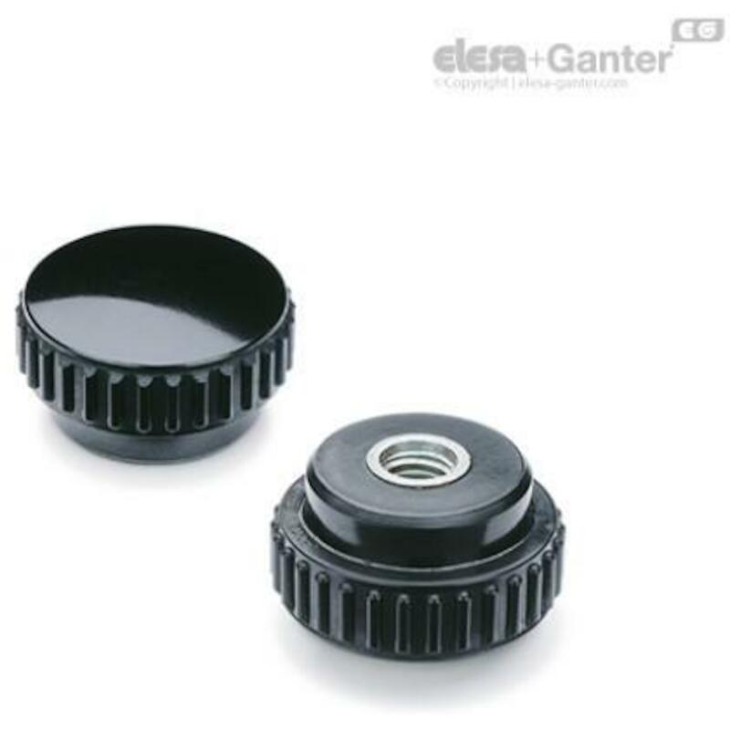 STERKNOP ZWART (INOX KERN)  B.193/30 SST-M8  ELESA