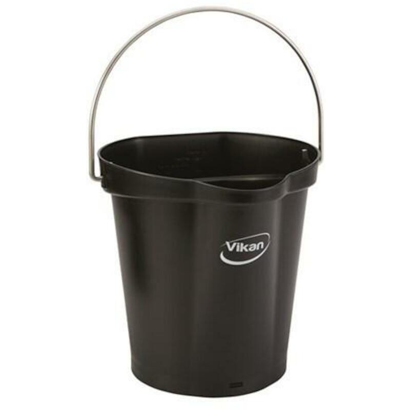 SEAU PP INOX NOIR           5688/9  6L       VIKAN