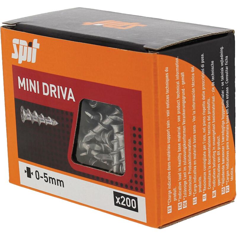 GIPSPLAATPLUG TP12 8X26MM   MINI-DRIVA 059430 SPIT