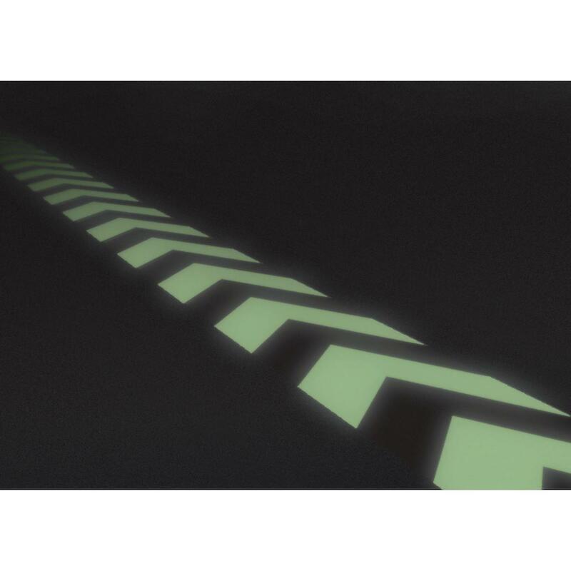 SIGNALISATIETAPE - BRADY 090971 - GROEN OP FOTOLUMINESCEREND 50 MMX4,5 M