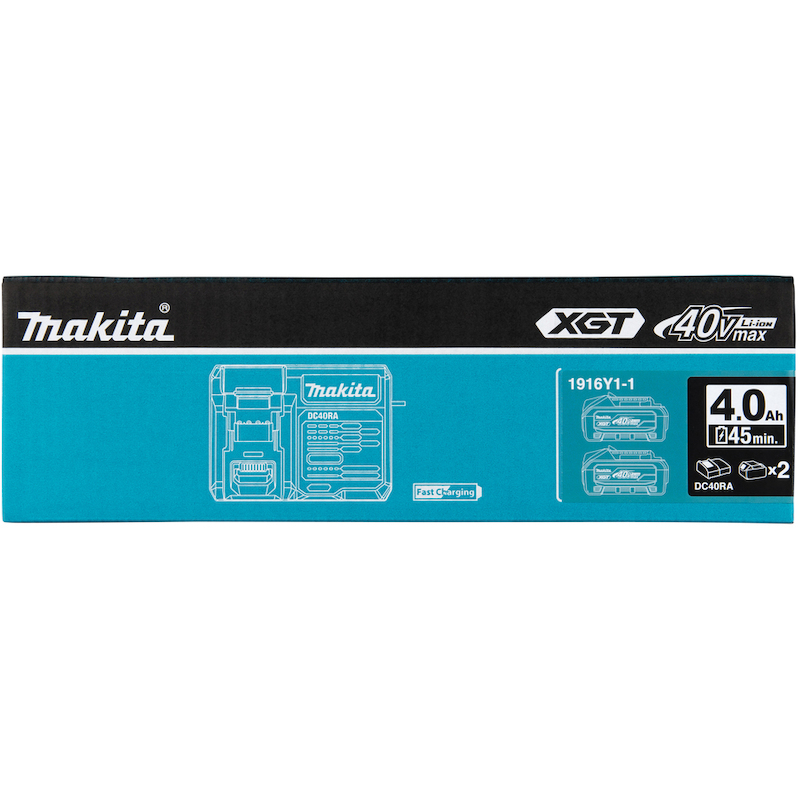 ACCU 40V/2X4AH + CHARGEUR   1916Y1-1        MAKITA